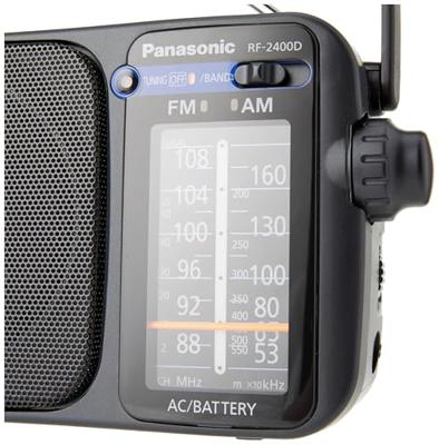Transistorradio Panasonic RF-2400D Zwart - thumbnail