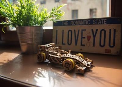 Wooden City formule 1 wagen