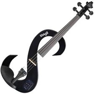 Stagg EVN 4/4 BK elektrische viool zwart