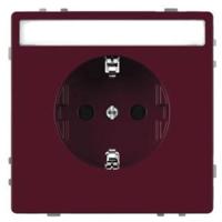 Merten MEG2302-6006 Wandcontactdoos System Design Robijn-rood 1 stuk(s) - thumbnail