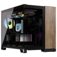 Corsair CC-9011286-WW computerbehuizing Midi Tower Zwart, Walnoot - thumbnail