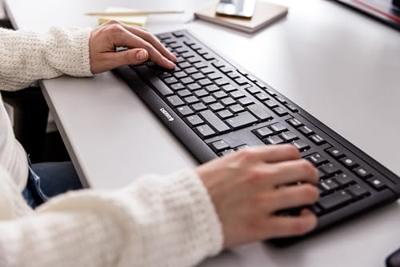 2,4 GHz draadloos toetsenbord - CHERRY STREAM KEYBOARD WIRELESS - Zwart