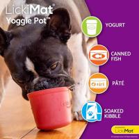 LickiMat® Likbak Yoggie Pot, green - thumbnail