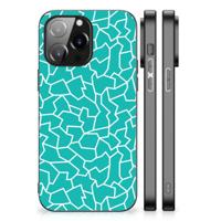 iPhone 14 Pro Max Leuk Telefoonhoesje Cracks Blue - thumbnail
