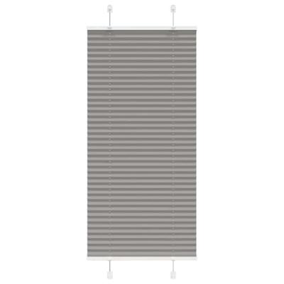 VidaXL Plissé rolgordijn 60x100 cm stofbreedte 59,4 cm antraciet - thumbnail