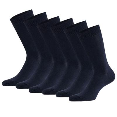 Apollo Sokken Basic Bamboo Navy 6-pack-39/42