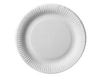 Pure kartonnen borden [100st] - Ø 23 cm - wit - FSC - thumbnail