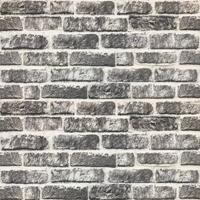 11 st Wandpanelen 3D donkergrijze baksteen EPS - thumbnail