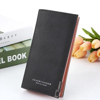 Lange portefeuille rits Coin Purse kaarten ID houder Clutch vrouw portemonnee (grijs)