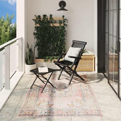 VidaXL Vloerkleed arbizu binnen en buiten vintage stijl 140x200 cm