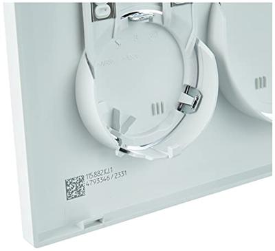 Geberit Sigma 20 bedieningspaneel glans wit/chroom voor Sigma reservoirs 8cm (UP720) en 12cm (UP320)