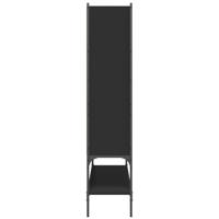 Boekenkast 102x30x141,5 cm bewerkt hout zwart - thumbnail