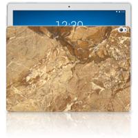 Lenovo Tab P10 Tablet Back Cover Marmer Creme - thumbnail
