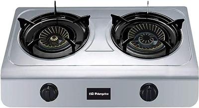 gasfornuis Orbegozo FO2700 Roestvrij staal (2 Fornuizen) Zwart gasfornuis Orbegozo FO2700 Roestvrij staal (2 Fornuizen) Zwart