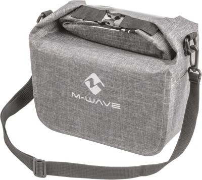 M-WAVE stuurtas "suburban front" bar bag suburban front grey
