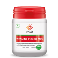 Vitals Vitamine B12 2000mcg Zuigtabletten - thumbnail