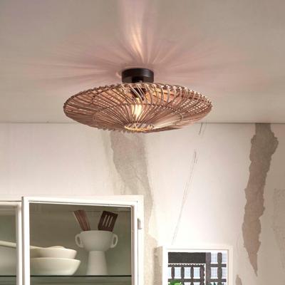 GOOD&MOJO Plafondlamp 'Zanzibar' Rotan, 55cm, kleur Naturel GOOD&MOJO Plafondlamp 'Zanzibar' Rotan, 55cm, kleur Naturel