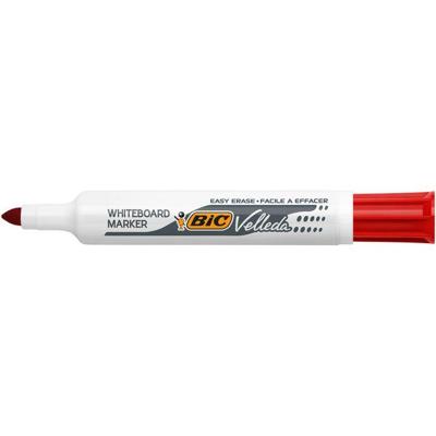 Whiteboardmarker Bic Velleda 1711 rond large rood | 12 stuks Whiteboardmarker Bic Velleda 1711 rond large rood | 12 stuks