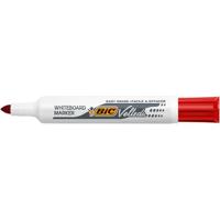 Whiteboardmarker Bic Velleda 1711 rond large rood | 12 stuks - thumbnail