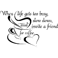 When life gets too busy - Muursticker - thumbnail