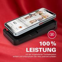 emporia SMART.6, mobiele telefoon voor senioren, 5G volt, smartphone zonder abonnement, mobiele telefoon met noodoproepknop, 6,58 inch display, Android 13, 50 MP-camera, zwart - thumbnail