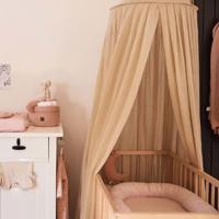 Jollein Klamboe baby vintage 245 cm Nougat - thumbnail