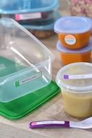 Avery Family gelamineerde etiketten, etui met 24 etiketten, geassorteerde formaten en fluo kleuren - thumbnail