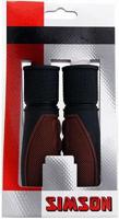 Simson handvat lifestyle donkerbruin-zwart, 92mm, universeel - thumbnail