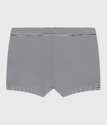 Gestreepte zwemset voor jongens PETIT BATEAU blauw