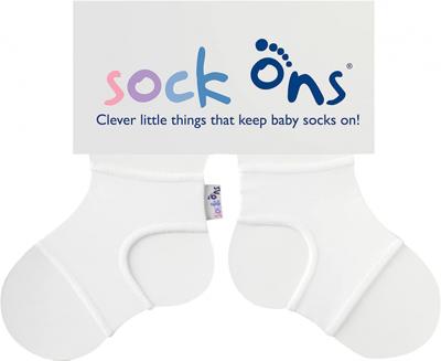Sock Ons white-0-6 mnd