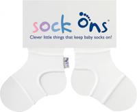 Sock Ons white-0-6 mnd - thumbnail