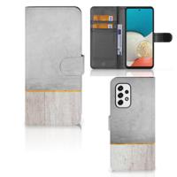 Samsung Galaxy A53 | Book Style Case | Wood Concrete - thumbnail
