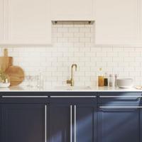 Handvatten 5 st 480 mm roestvrij staal zilverkleurig - thumbnail