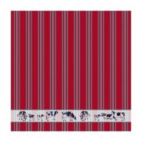 DDDDD DDDDD theedoek Friesian red 60x65 (per stuk) - thumbnail