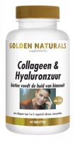 Golden Naturals Collageen & hyaluronzuur 60 Tabletten - thumbnail
