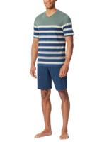 Schiesser Schiesser Pyjama Short khaki 182604 56/XXL - thumbnail