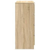 Dressoir met lades 71x35x84 cm spaanplaat sonoma eikenkleurig - thumbnail