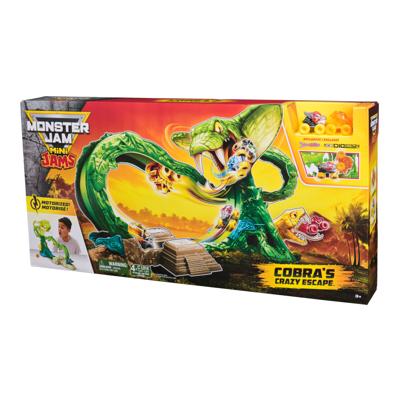 Monster Jam Mini Jams Cobra's ontsnapping gemotoriseerde speelset