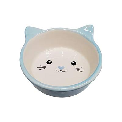 HAPPY PET VOERBAK KAT POLKA ROZE / CREME - thumbnail