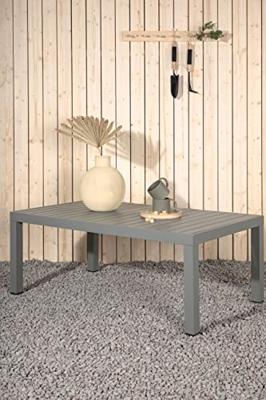 Nohr Loungetafel 'Lasheka' 120 x 70cm, kleur Khaki Nohr Loungetafel 'Lasheka' 120 x 70cm, kleur Khaki