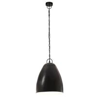 VidaXL Hanglamp industrieel rond 25 w e27 32 cm zwart - thumbnail