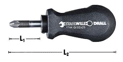 Stahlwille 4744 2 POZIDRIV/SUPADRIV-SCHRAUBENDREHER 47441002 Kruiskop schroevendraaier 2