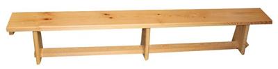 WOODEN SWEDISH DESK 2MTS
