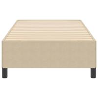 Bedframe Grijs groen 100 x 200 cm Katoenen stof - thumbnail