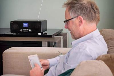 Lenco DIR-260BK DAB+ Internet Radio/CD-Speler Hout/Zwart