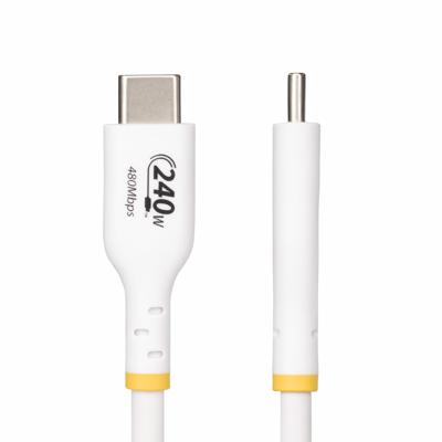 StarTech.com 3m USB-C Laadkabel, Wit, USB-IF Gecertificeerde USB Kabel, 240W PD EPR, USB 2.0 Type-C Laptop Laadkabel, M/M