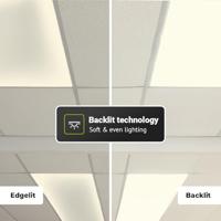 LED Paneel - 30x120 cm - 36 Watt - 4860lm (135lm/W) - 3000K warm wit - Flikkervrij - UGR22 - 5 jaar garantie - thumbnail