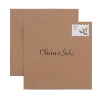 Florence • kraftenveloppen 120g 14x14cm 100x - thumbnail