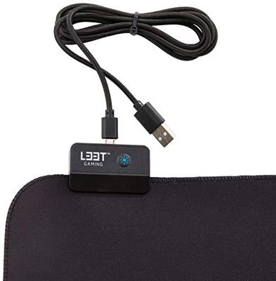 L33T Gaming 160406 asar bardagi xxl rgb gaming mousepad, fast surface. 920 x 294 x 3 mm, black - thumbnail
