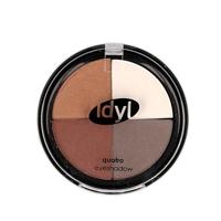 Idyl Eyeshadow quatro CES 105 bruin/grijs/wit 1 Stuks - thumbnail